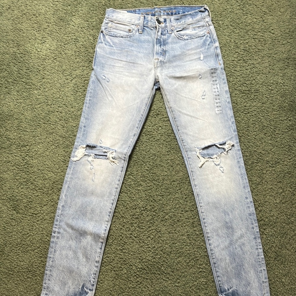 Light Blue jeans from American Eagle Outfitters. Haven’t been worn at all:)